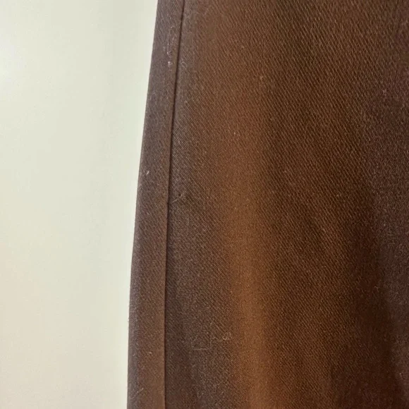 Abercrombie & Fitch Dark Brown Straight Leg Pant 27L - Picture 5 of 6